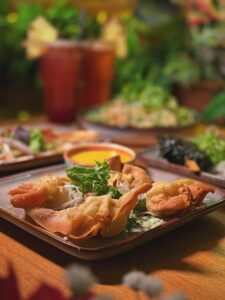 leckeres frittiertes Hähnchen